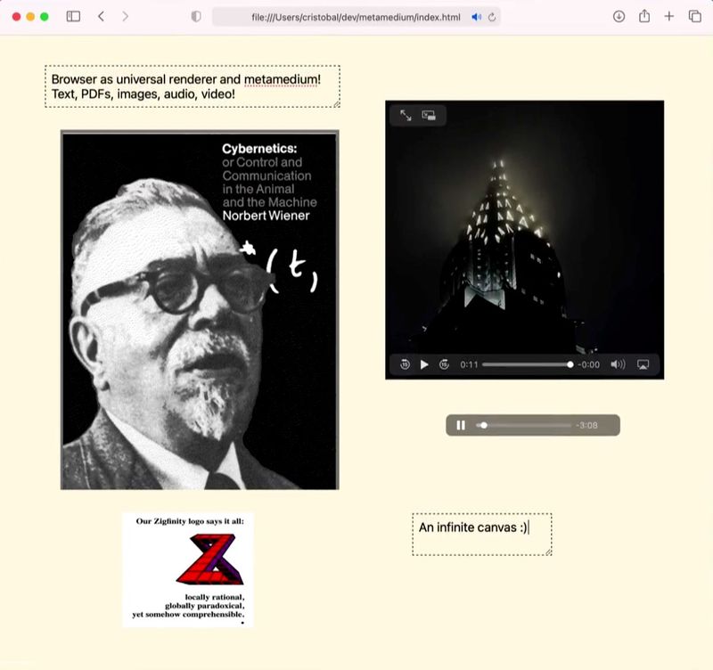 Cristobal's browser-as-media-interface