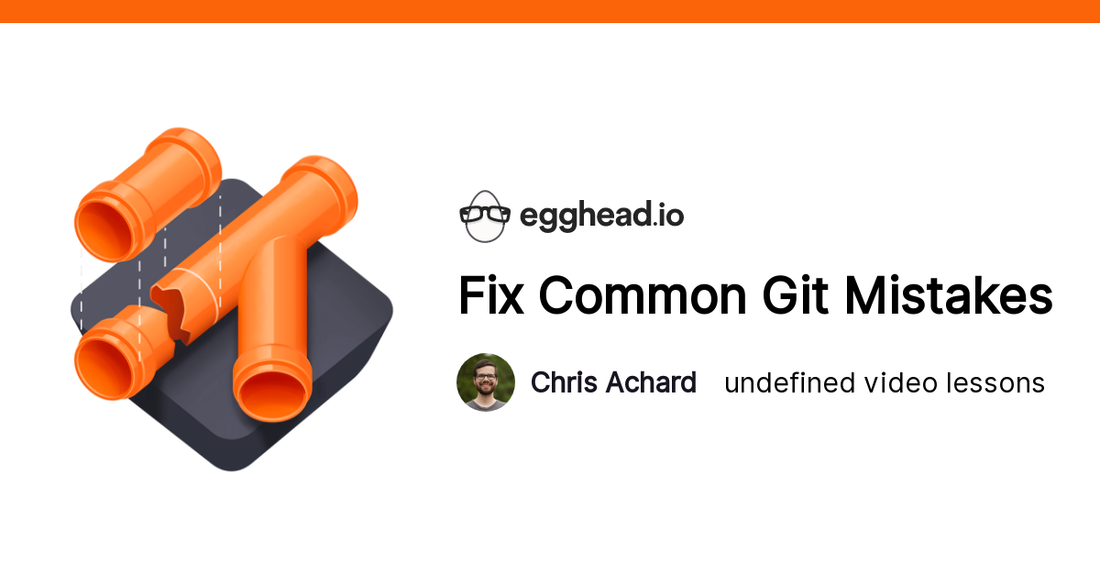 Course illustration of a set of git pipes being repaired