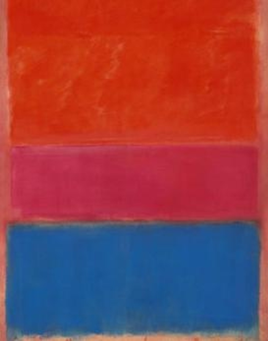 Mark Rothko's Royal Red and Blue
