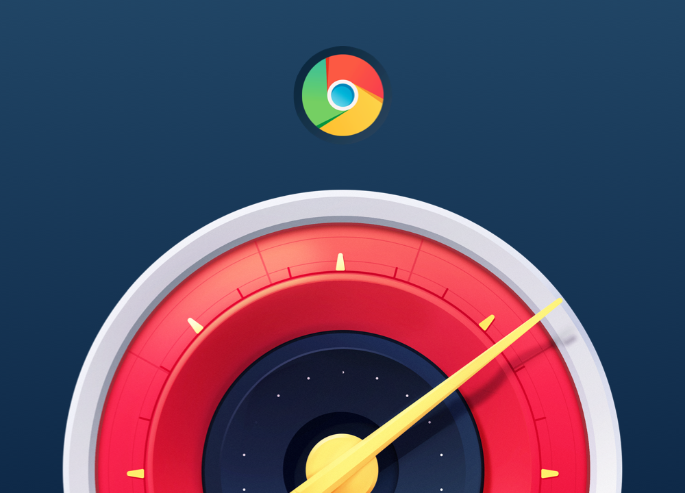 Google Chrome Speedometer